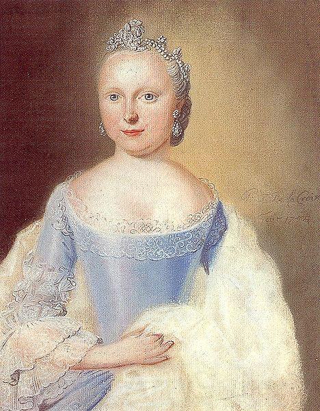 unknow artist Portrait of Carolina of Orange-Nassau